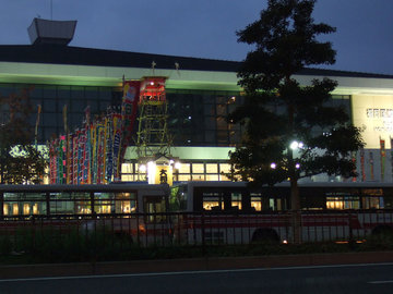 大相撲開催中の福岡国際センター